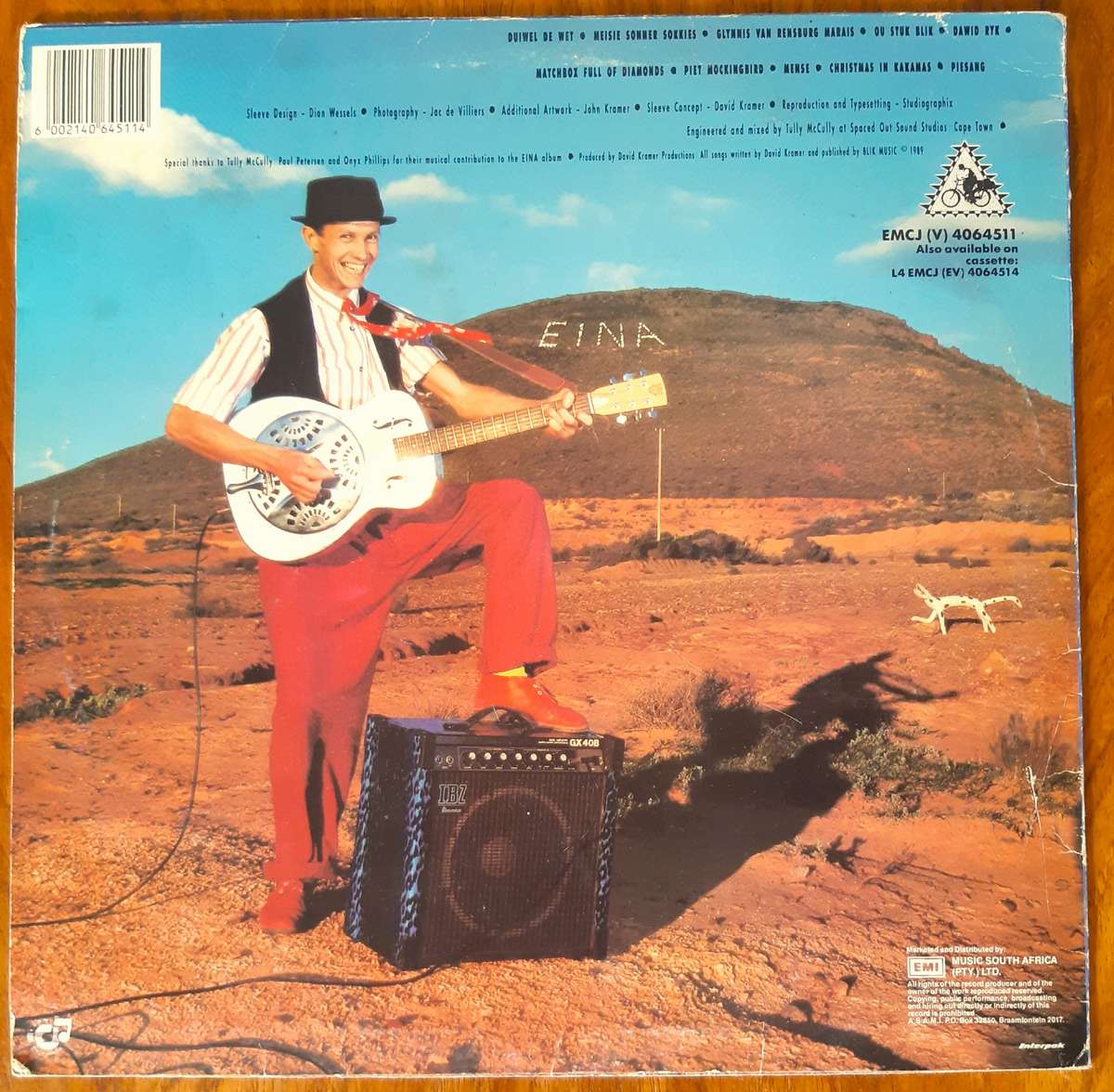 David Kramer - Eina - Record Vinyl Lp