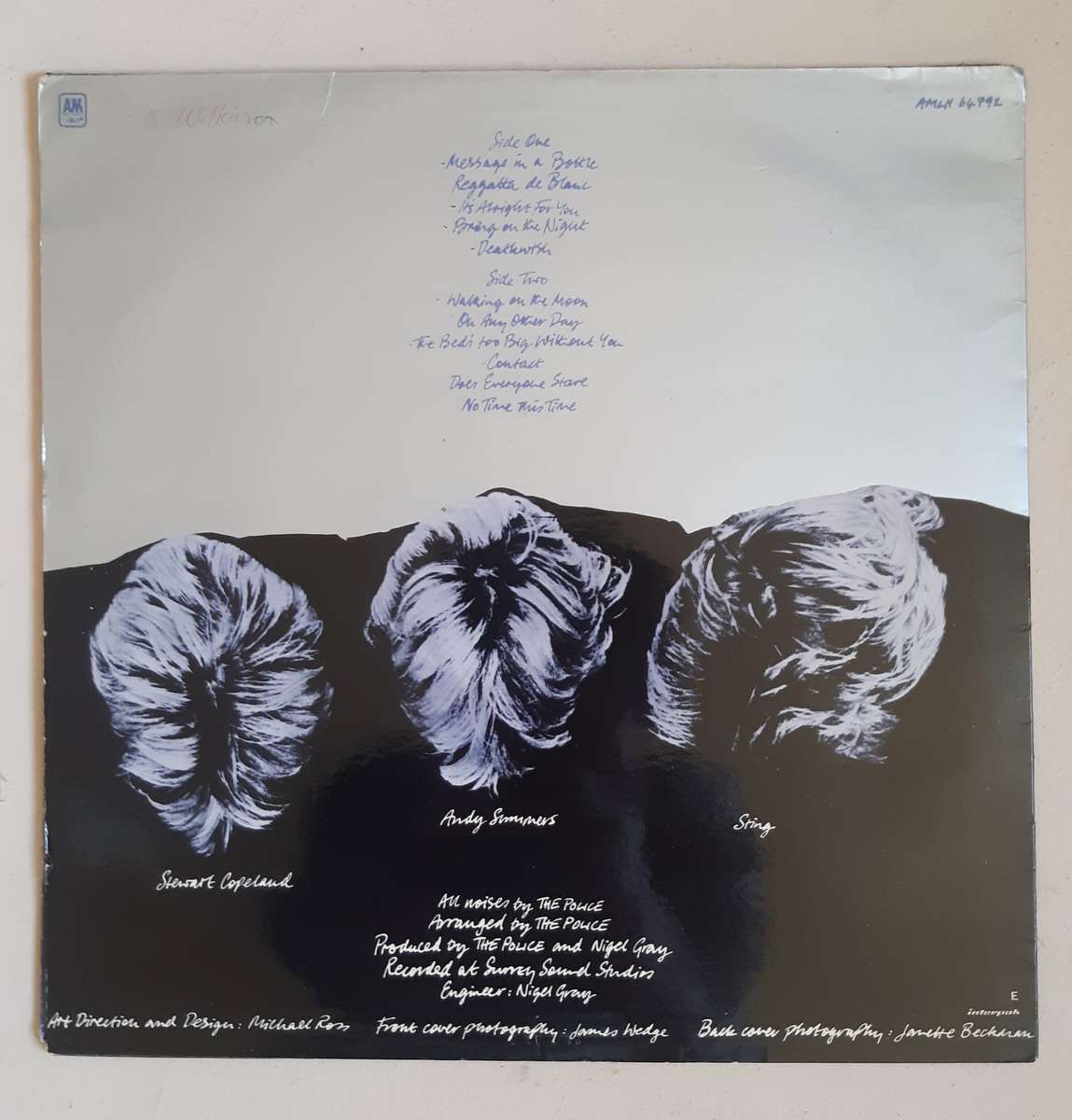 The Police - Reggatta de Blanc - Vintage Vinyl LP Record