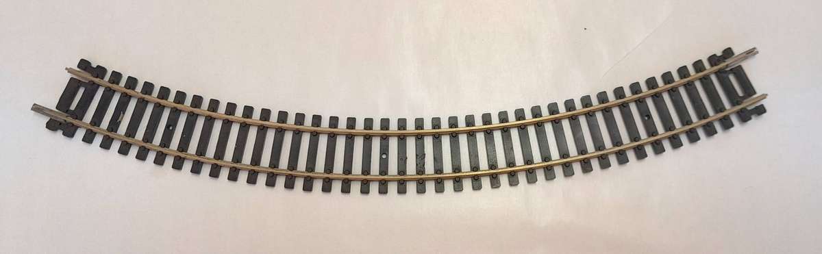 Model Trains HO Scale Lot of 8 Lima code 100 curved tracks R360 45 degrees