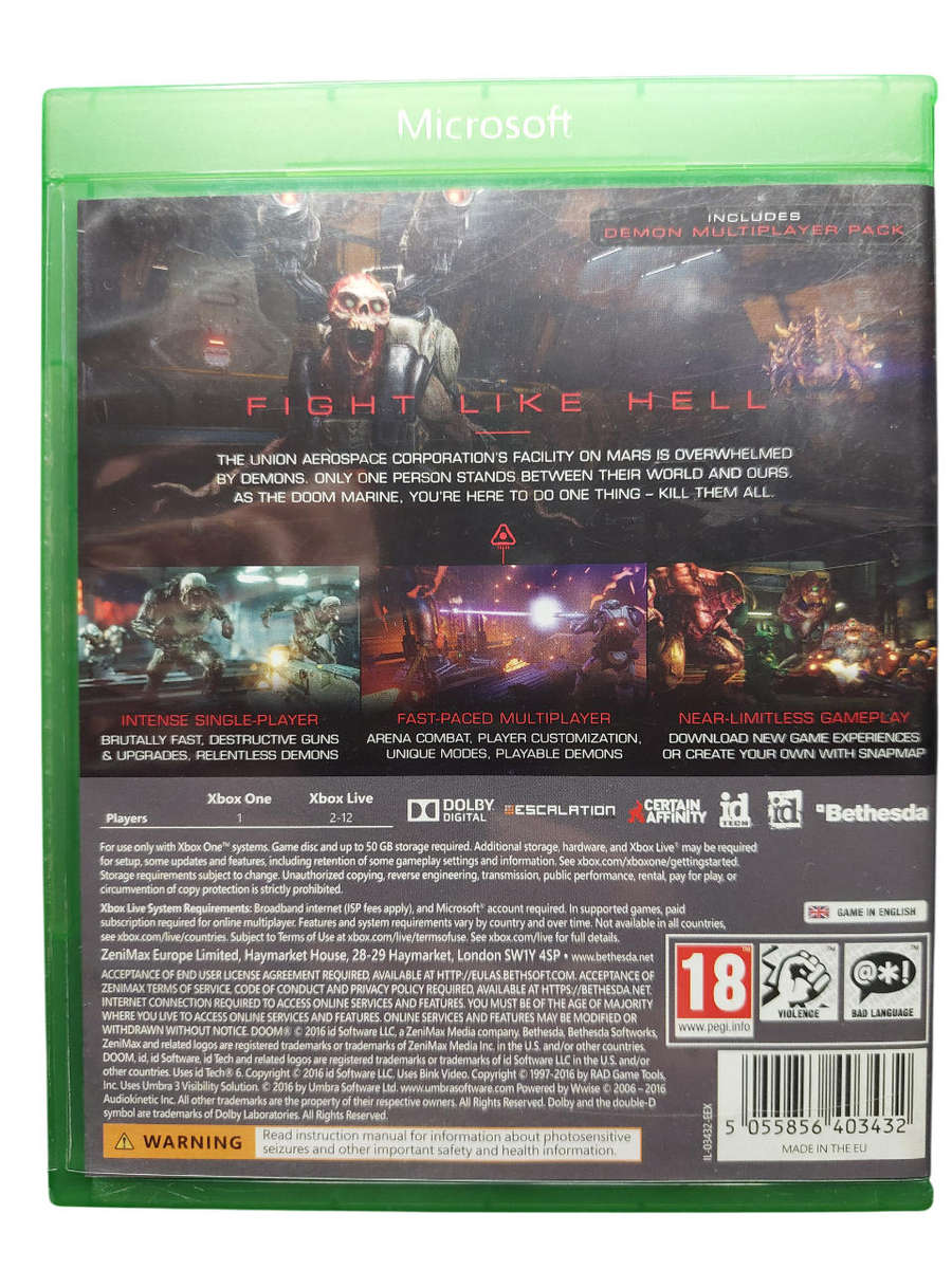 Doom Xbox One XB1