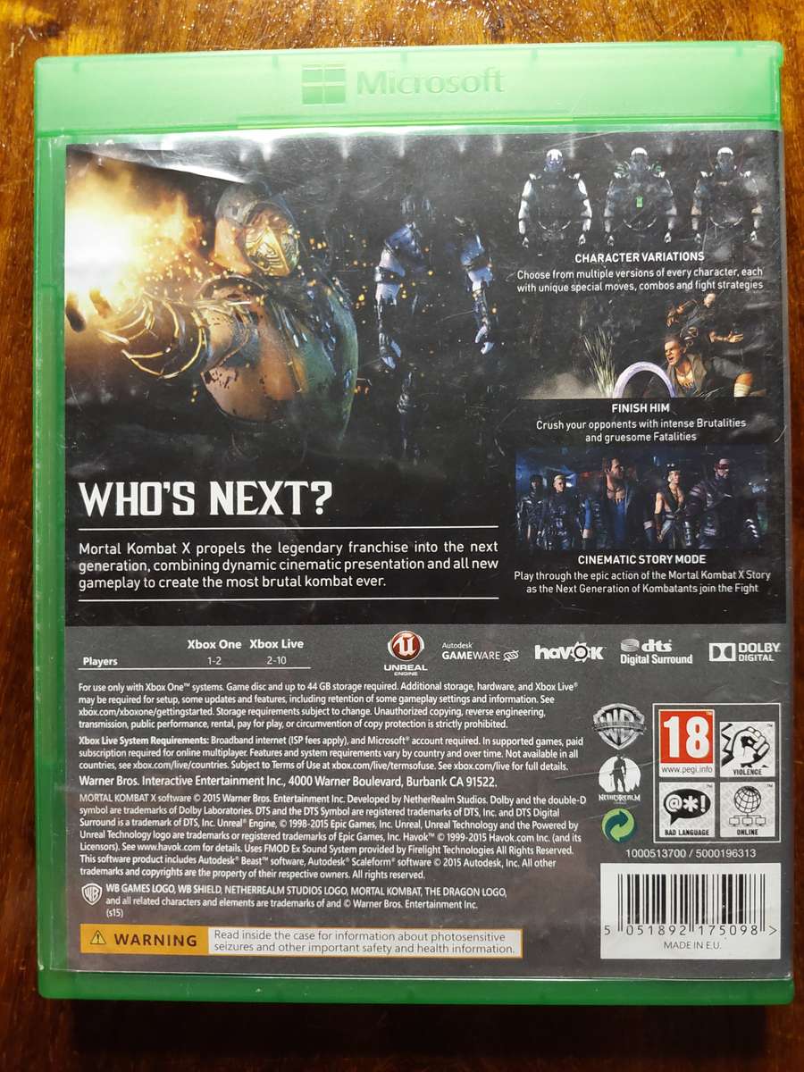 Mortal Kombat X (Xbox One)