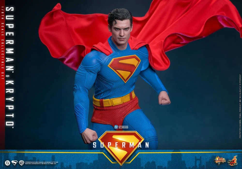 HOT TOYS  MMS812  SUPERMAN : SUPERMAN & KRYPTO 1/6 SCALE COLLECTIBLE SET