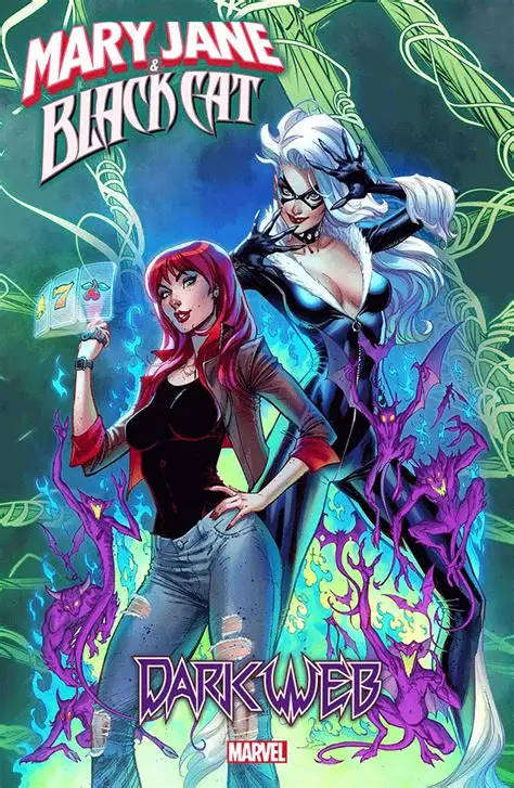 MARY JANE & BLACK CAT #1 ''DARK WEB'' ( J SCOTT CAMPBELL )