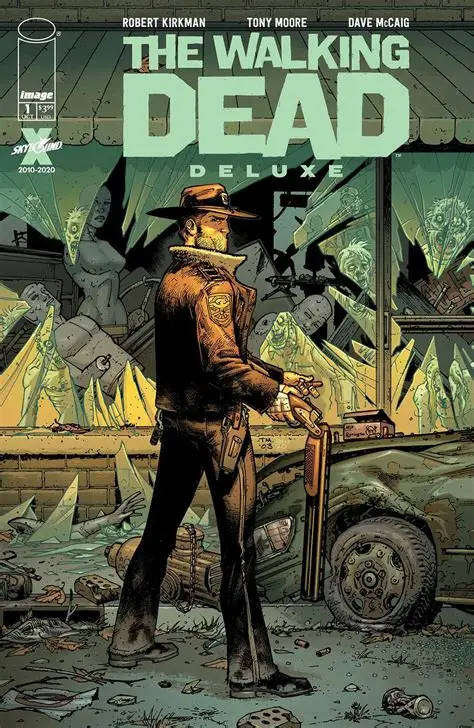 WALKING DEAD DELUXE #1 ( MOORE VARIANT )