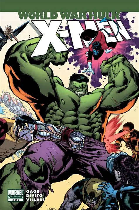 X-MEN #1 - #3 WORLD WAR HULK ( COMPLETE SET )