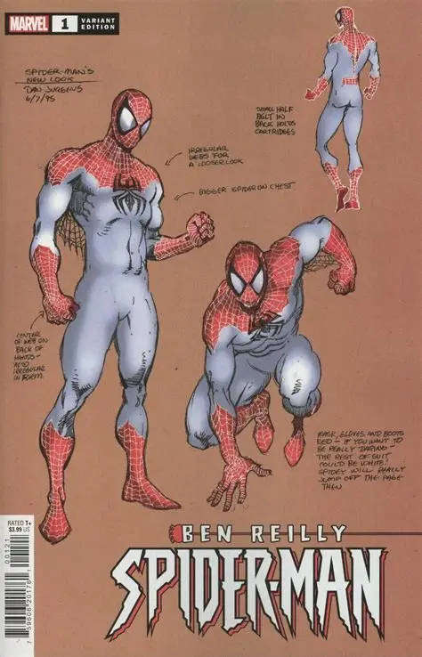 BEN REILLY SPIDERMAN #1 ( 1:10 DESIGN VARIANT NM JURGENS VAR )