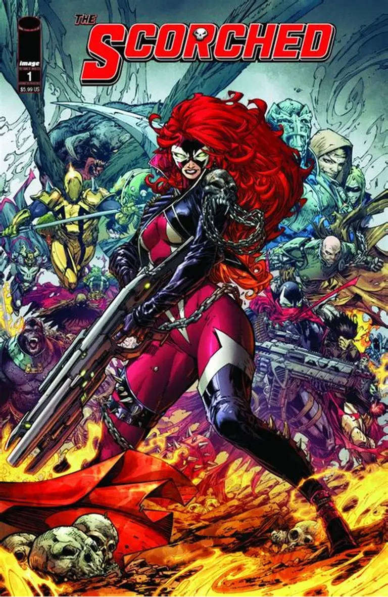 SPAWN SCORCHED #1 ( BOOTH VARIANT )