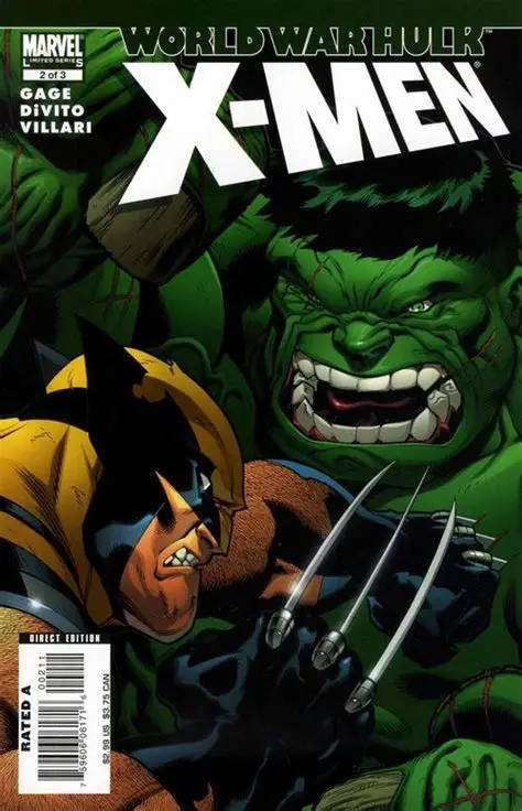 X-MEN #1 - #3 WORLD WAR HULK ( COMPLETE SET )
