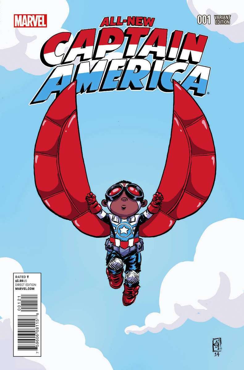 ALL NEW CAPTAIN AMERICA #1 YOUNG VAR