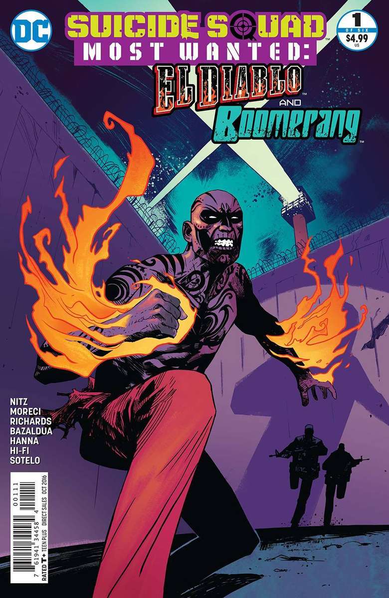 SUICIDE SQUAD MOST WANTED EL DIABLO & BOOMERANG #1  - #6 ( COMPLETE SET )