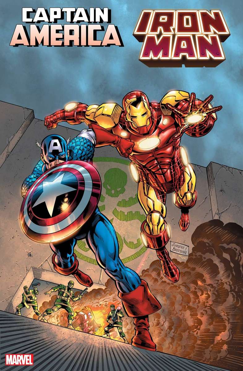 CAPTAIN AMERICA IRON MAN #1 1:25 COPY INCV JURGENS VAR