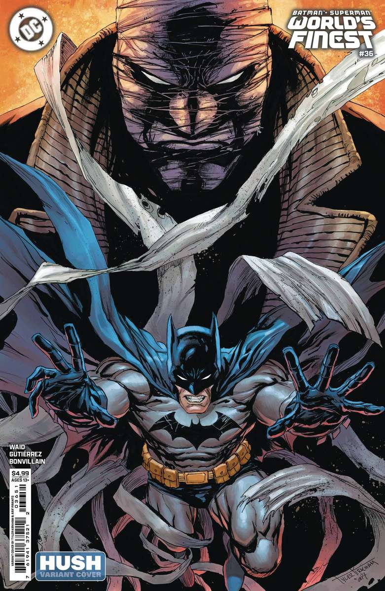 BATMAN SUPERMAN WORLDS FINEST #36 CVR D KIRKHAM HUSH