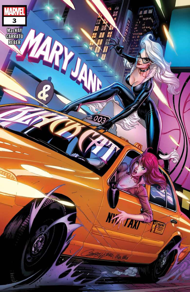 MARY JANE BLACK CAT #3 ( J SCOTT CAMPBELL )