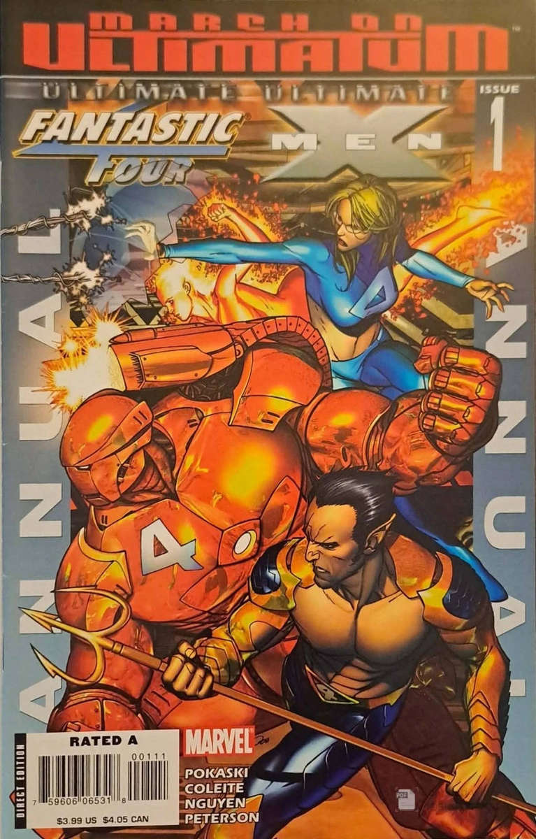 ULTIMATE FANTASTIC FOUR / X-MEN #1 ANNUALS ( SET )