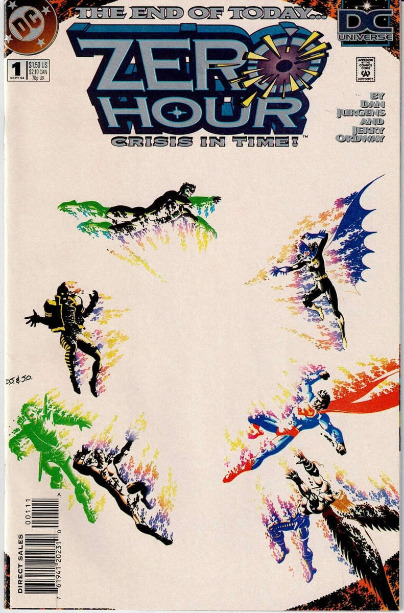 ZERO HOUR : CRISIS IN TIME #1 - #4 ( COMPLETE SET )