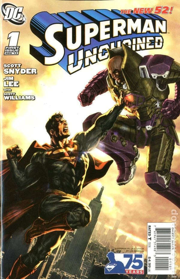 SUPERMAN UNCHAINED #1 1:25 BERMEJO VARIANT