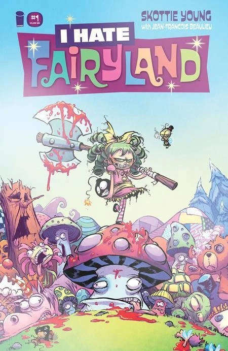 I HATE FAIRYLAND #1 FACSIMILE EDITION CVR B SKOTTIE YOUNG FOIL VAR