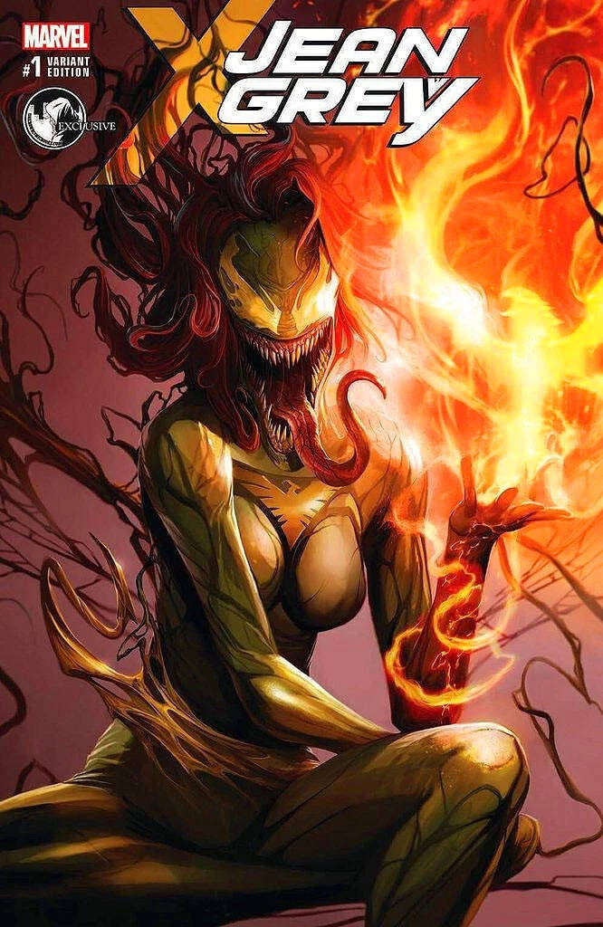 JEAN GREY #1 ( UNKNOWN COMIC MATTINA EXCLUSIVE VENOMIZED VARIANT )