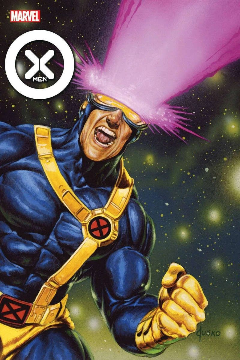 X-MEN 4 ( JOE JUSKO MARVEL MASTERPIECES CYCLOPS VARIANT )