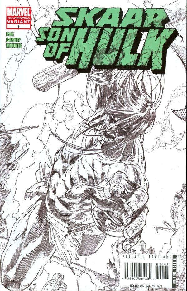 SKAAR SON OF HULK #1 ( 3RD PRINT )
