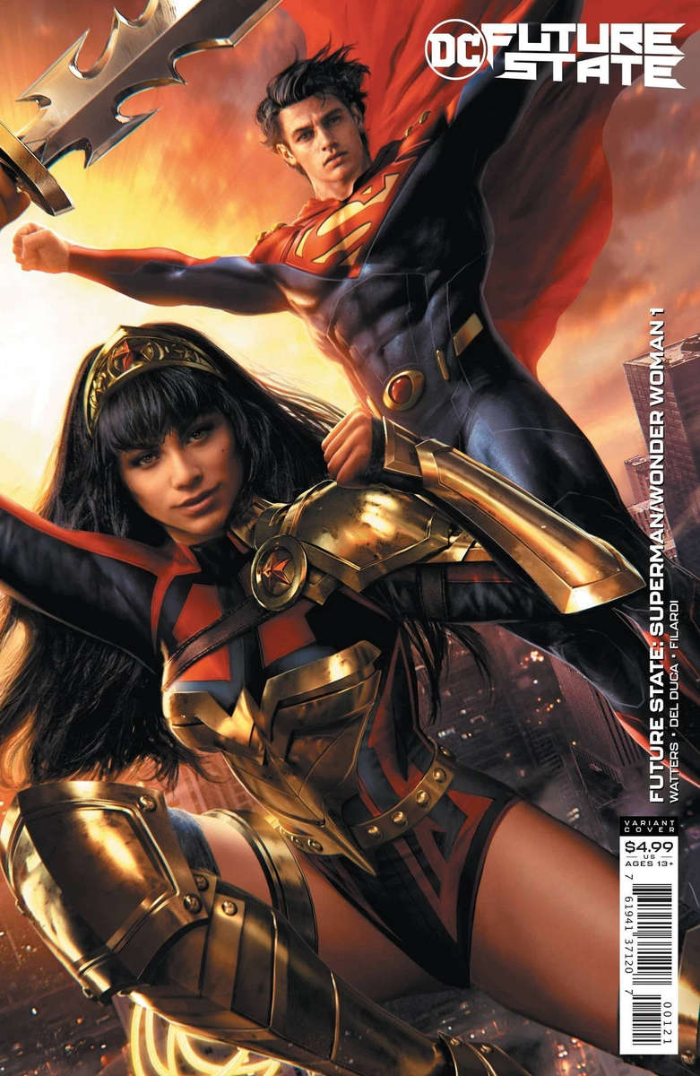 FUTURE STATE SUPERMAN WONDER WOMAN #1 CARD STOCK VAR ED