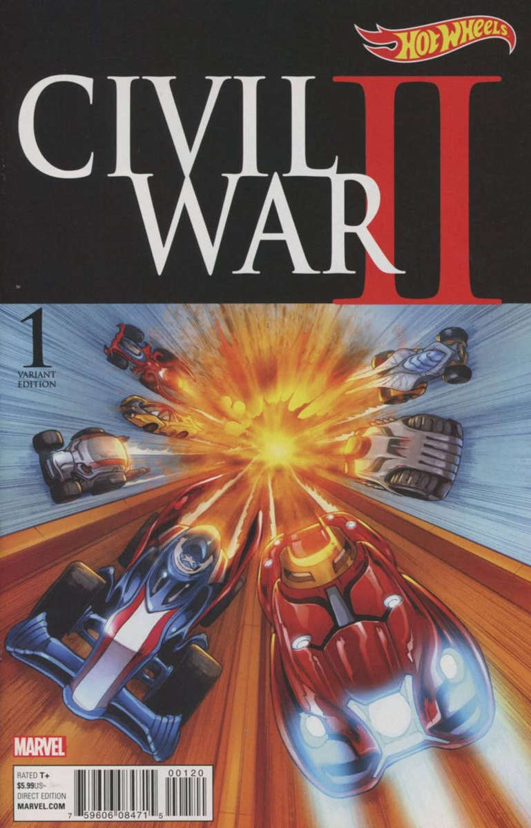 CIVIL WAR II 1 MANUEL GARCIA HOT WHEELS PROMO VAR