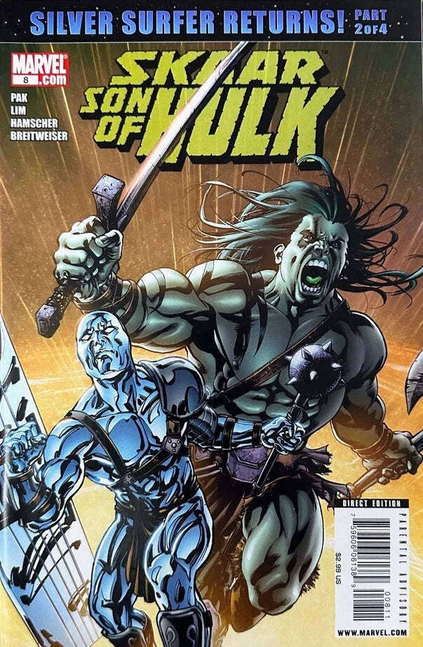SKAAR #7 - #10 SILVER SURFER RETURNS ( COMPLETE SET )