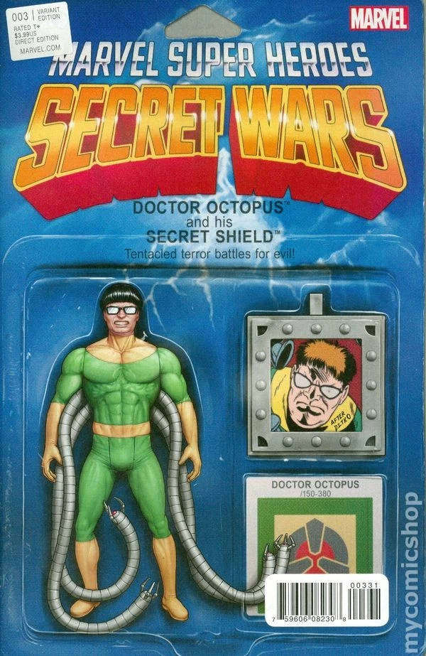 MARVEL SUPER HEROES SECRET WARS #3 ( CHRISTOPHER ACTION FIGURE VARIANT )