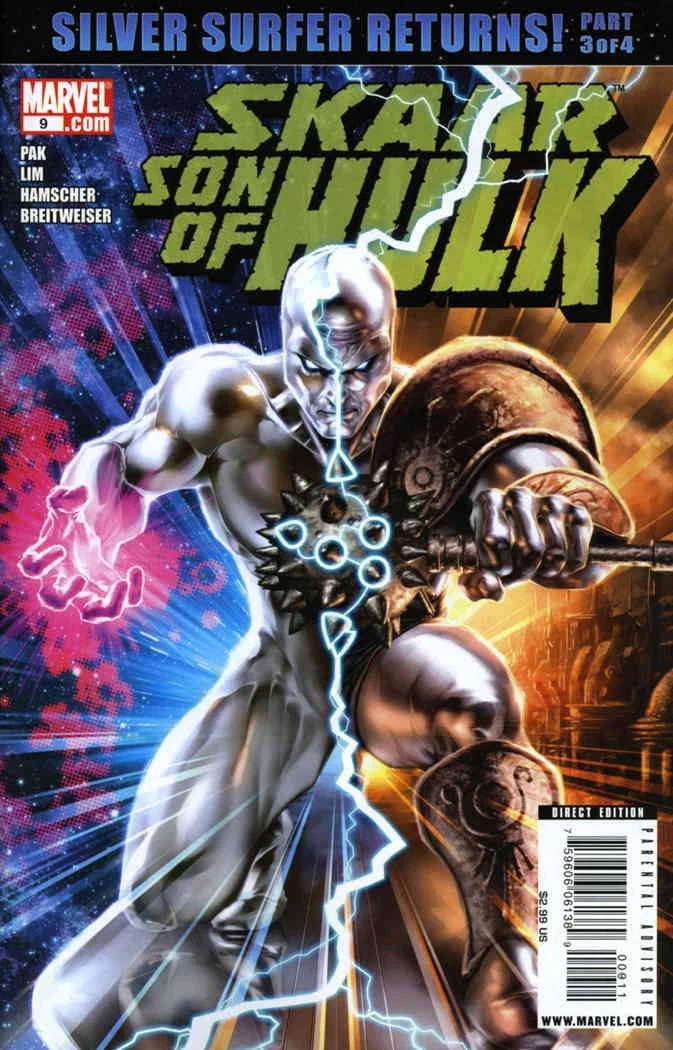 SKAAR #7 - #10 SILVER SURFER RETURNS ( COMPLETE SET )