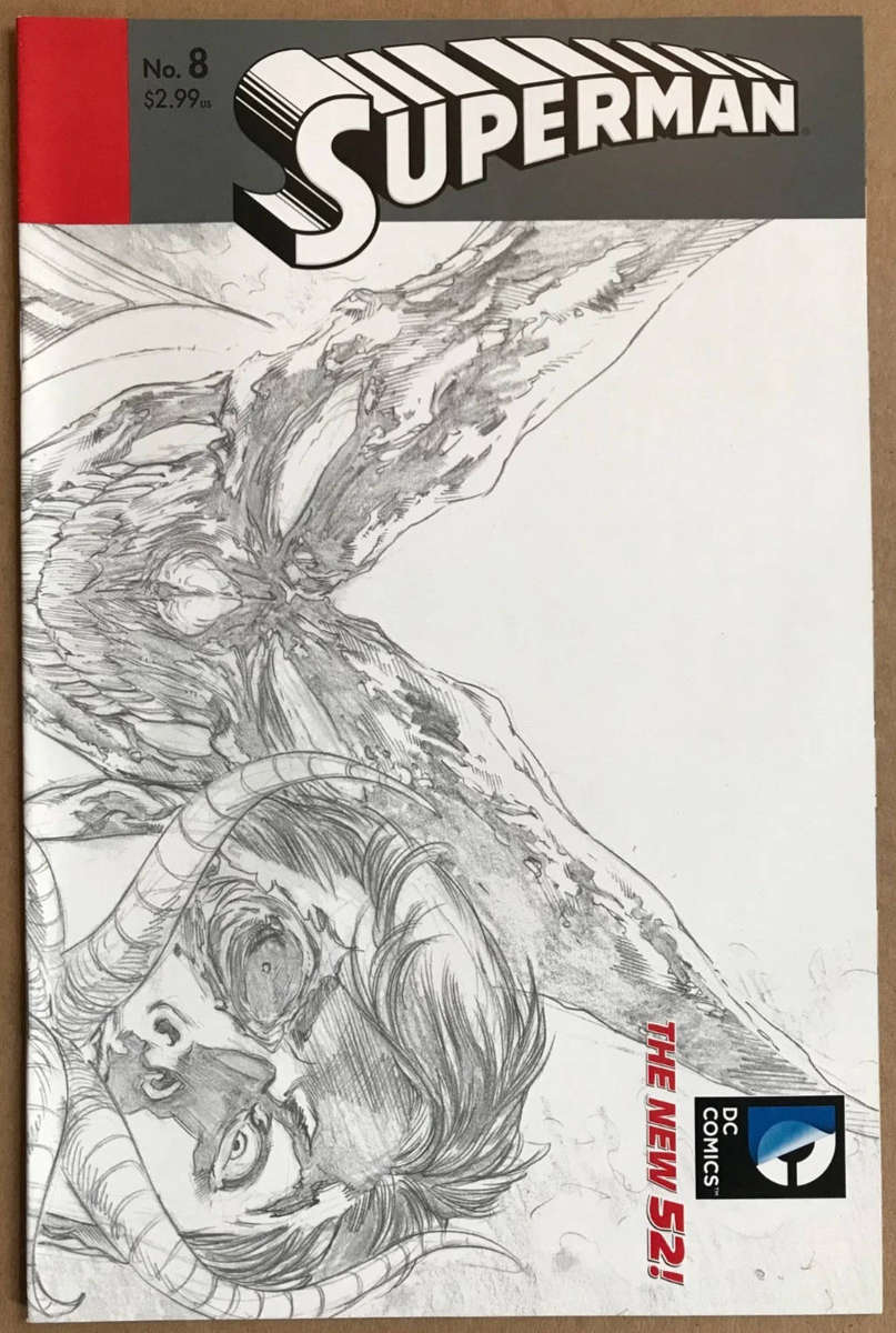 SUPERMAN #8 ( 1:25 SKETCH VARIANT )