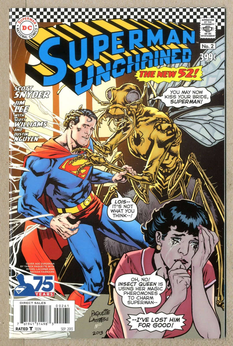 Superman Unchained #2E Paquette 1:50 Variant