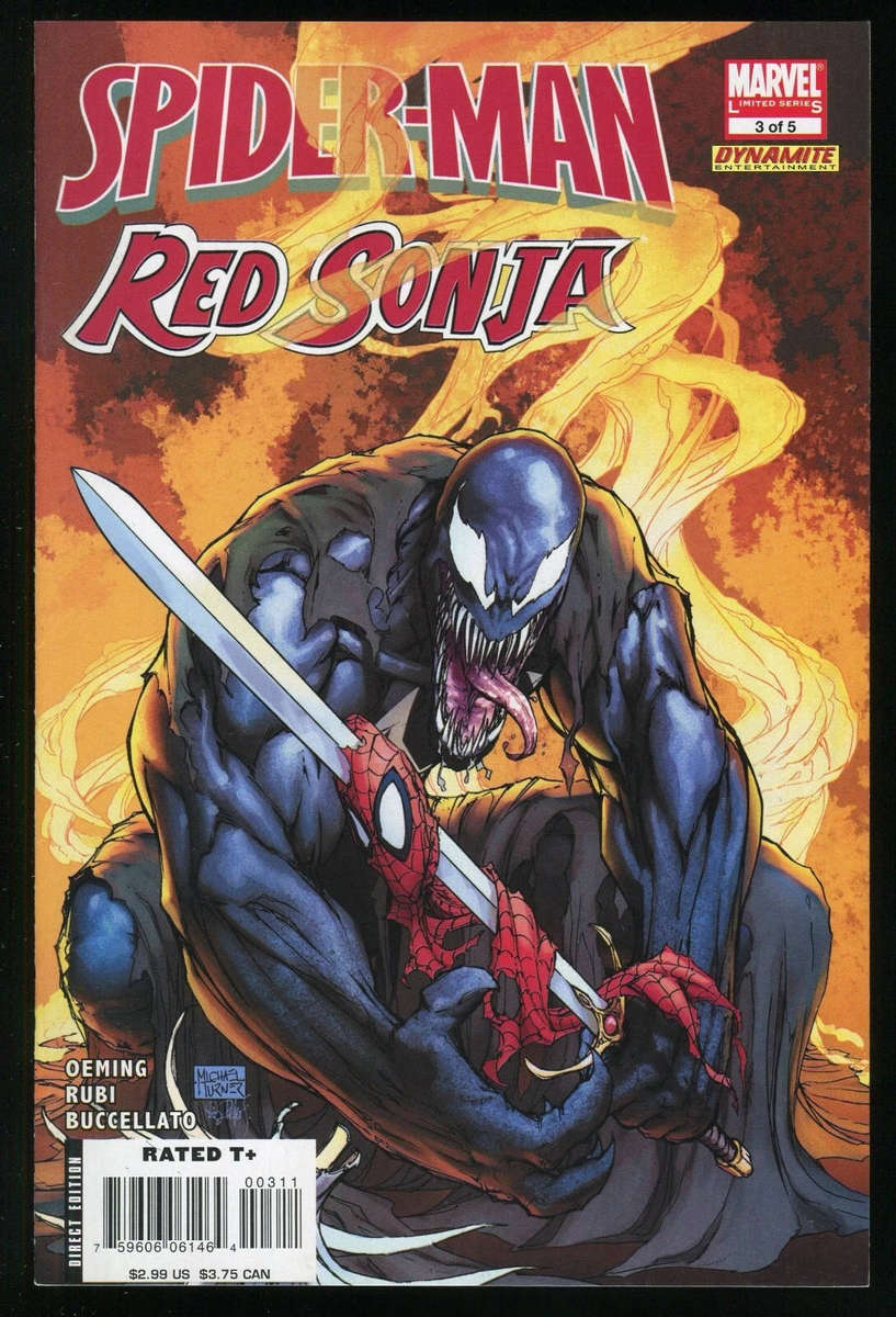 SPIDER-MAN RED SONJA #1 - #5 ( COMPLETE SET )