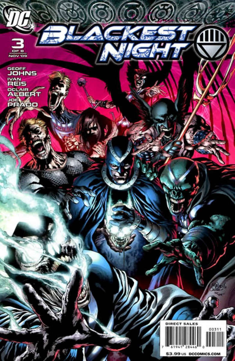 BLACKEST NIGHT #0 - #8 ( COMPLETE SET )