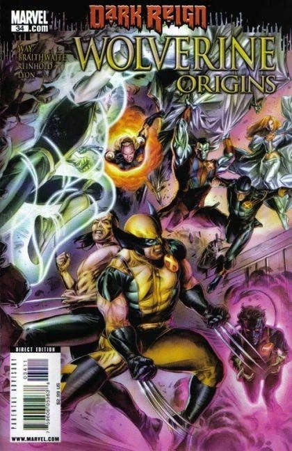 WOLVERINE ORIGINS #33 - #36 DARK REIGN ( COMPLETE SET )
