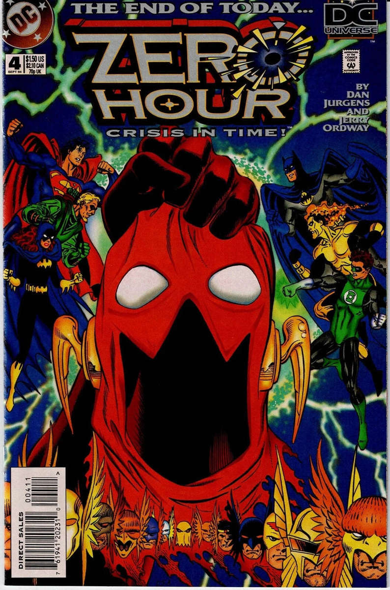 ZERO HOUR : CRISIS IN TIME #1 - #4 ( COMPLETE SET )