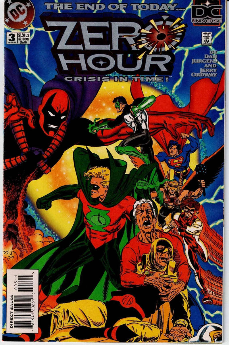 ZERO HOUR : CRISIS IN TIME #1 - #4 ( COMPLETE SET )