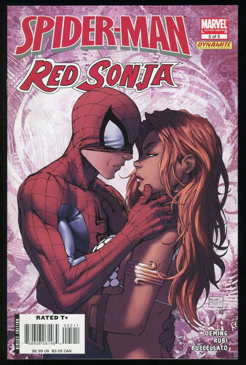 SPIDER-MAN RED SONJA #1 - #5 ( COMPLETE SET )