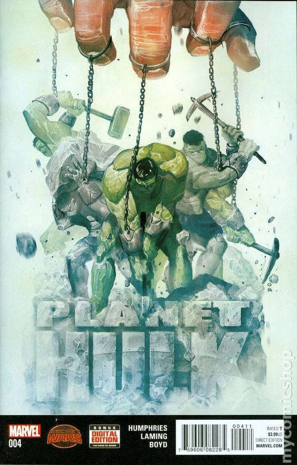 PLANET HULK #1 - #5 SECRET WARS ( COMPLETE SET )
