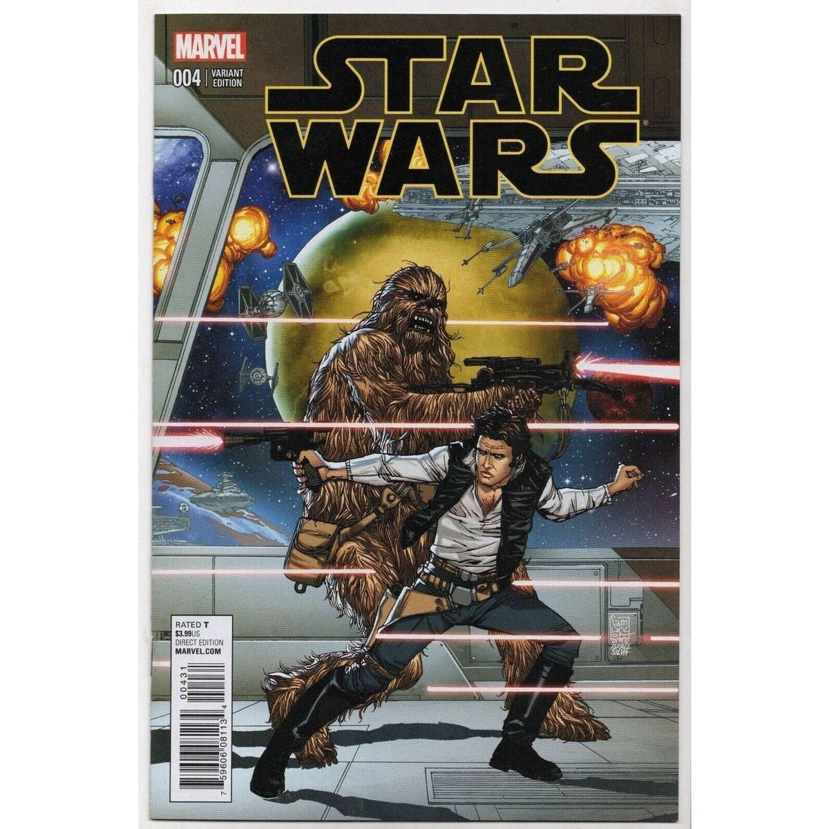 STAR WARS #4 ( 1:25 GUISEPPE CAMUNCOLI VARIANT  )