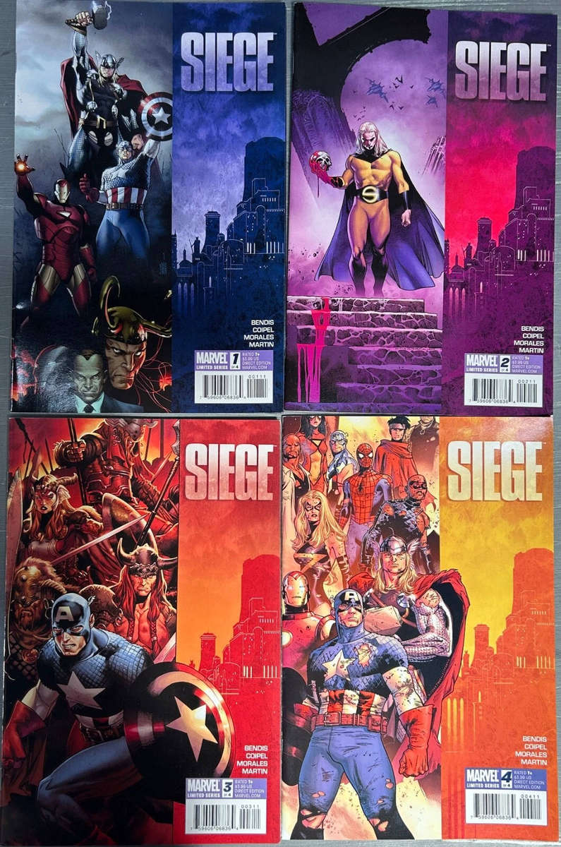 SIEGE #1 - #4 ( COMPLETE SET )