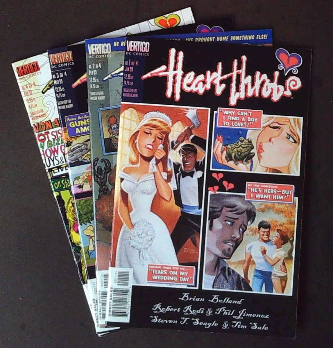 HEART THROBS #1 - #4 ( COMPLETE SET )