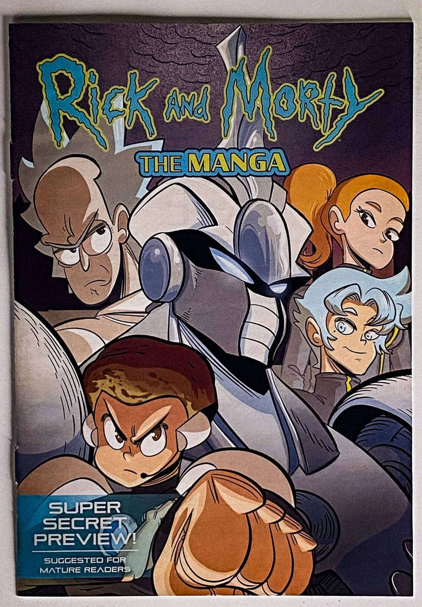 Rick and Morty the Manga Super Secret Preview #1 Ashcan