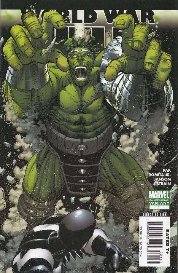 WORLD WAR HULK #1 ( 2ND PRINT VARIANT )