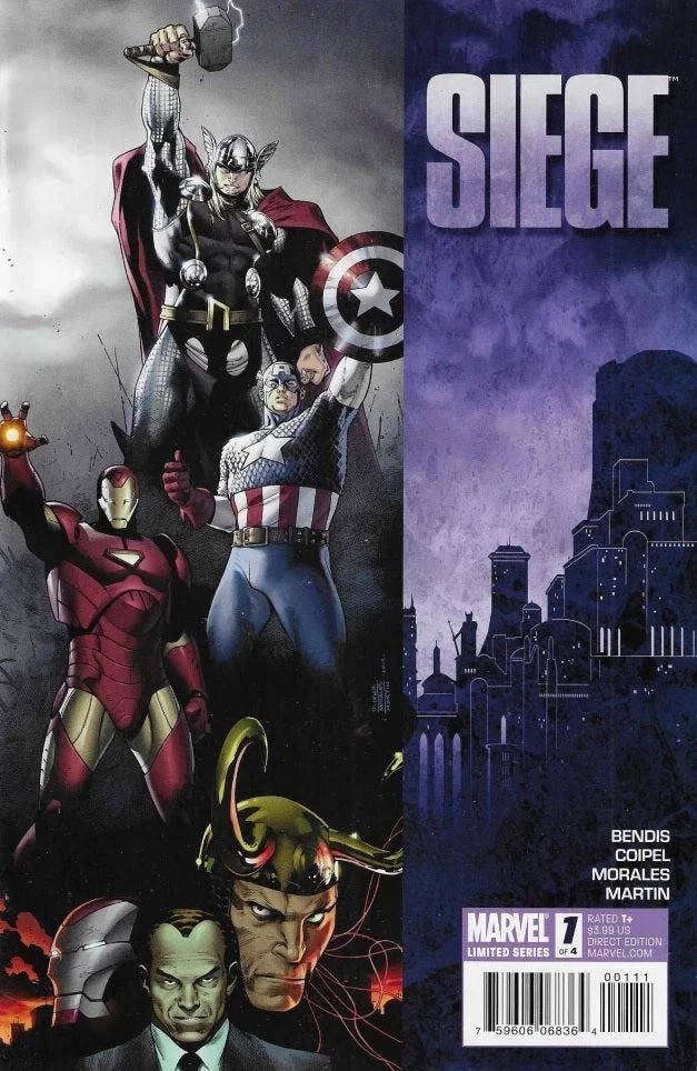 SIEGE #1 - #4 ( COMPLETE SET )