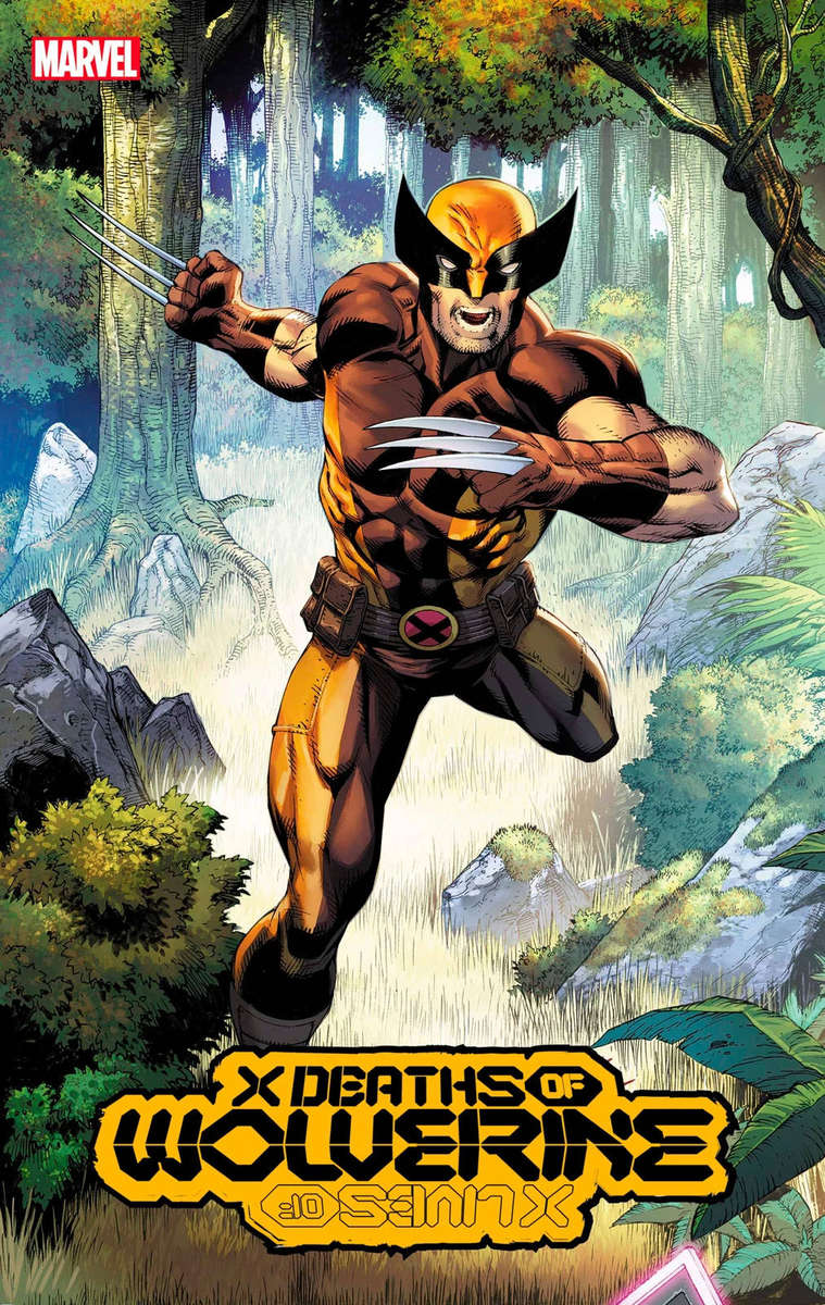 X DEATHS OF WOLVERINE #1 ( BAGLEY TRADING CARD VARIANT )