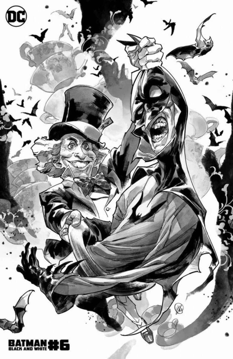BATMAN BLACK AND WHITE #6 ( YASMINE PUTRI MAD HATTER VAR )