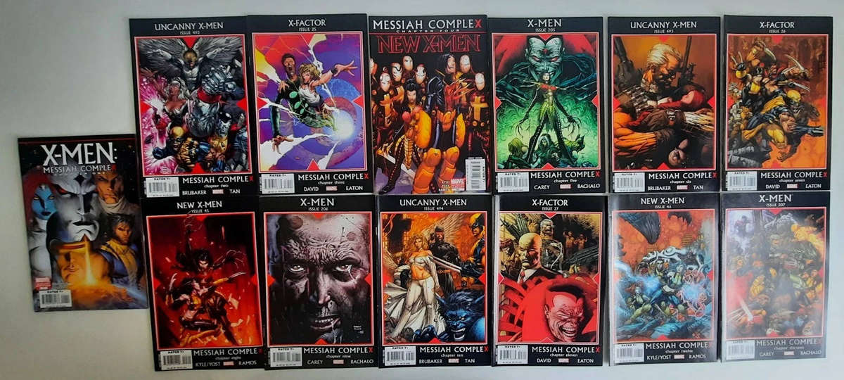 X-MEN MESSIAH COMPLEX #1 - #13 ( COMPLETE SET )