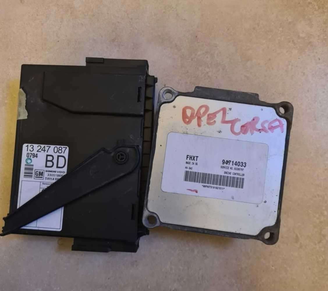 Opel corsa ECU with BCM
