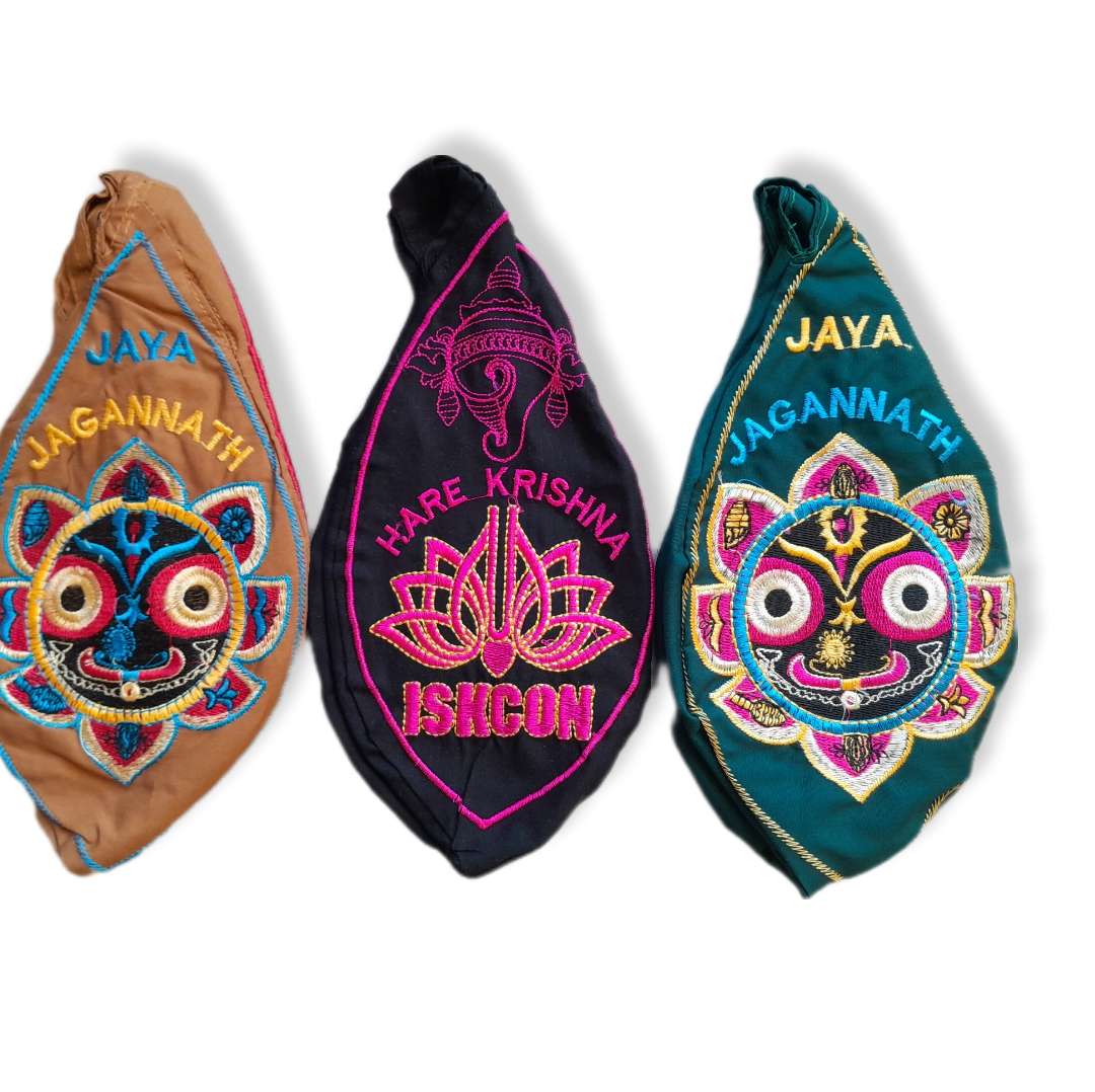 Original Vrindavana Jagannath Embroided Bead Bag Japa Mala Bag