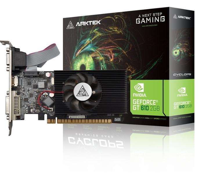Arkterk 2gb Nvidia GeForce GT 610 GPU